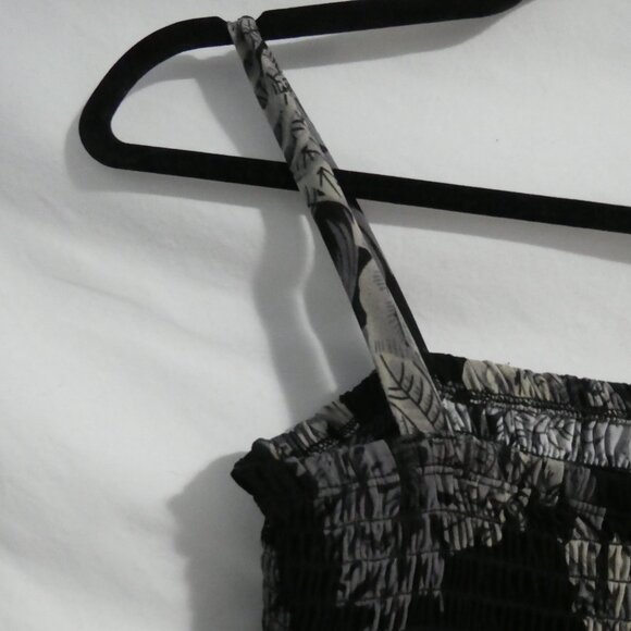 CANDY COUTURE | medium | Black and Grey Spaghetti Strap High Low Dress - Picture 11 of 16